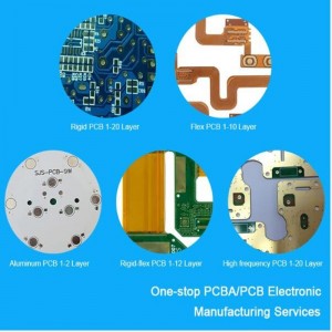 Elektroniskt kort Kina PCBA tillverkare flexibel tryckt krets
